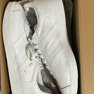 Brand new white Gazelle Adidas